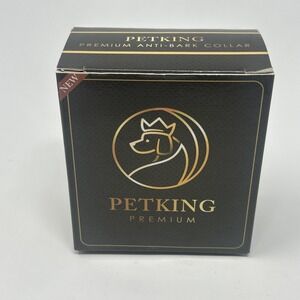 NIB PETKING Premium Anti-Bark Collar Safe & Humane Ex-Small To Large Dog Breeds
